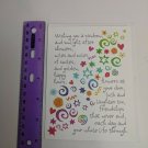 Jessica Sporn for United Spinal Association Birthday Card Rainbow & Sunlight