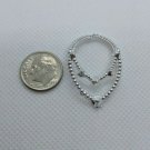 Fashion Doll Accessory Plastic Silver 2-Strand Necklace