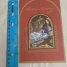 Guideposts Greetings Christmas Fold-out Card Holy Family Red/Gold Border