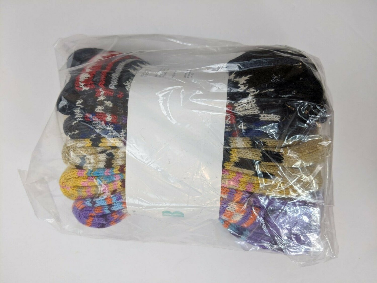 The Sock Lab Ladies Boot Socks Multicolored Checkered Sz 9-11 Polyester/Cotton