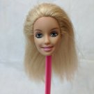 Mattel Barbie 1998 HEAD ONLY 2000's Light Blue Eyes Pink Eyeshadow