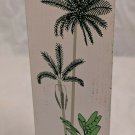 Faline The Cat's Meow Palm Trees Scenery Wood Keepsake 6"x2" 1994