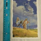 Guideposts Greetings Christmas Fold-out Card Holy Family Traveling God Bless You