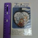 New Berlin Co. Counted Cross Stitch Mini Kit w/ Frame This Place Is A Zoo