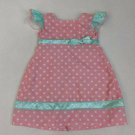 Battat Our Generation OG 18" Doll Dress Pink & Aqua, Polka Dots, Bow