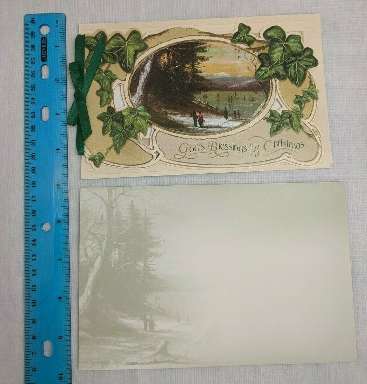 Christmas Truth Be Told Cards Ice Skating by Samuel W. Griggs Heirloom