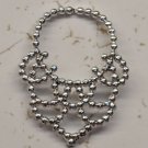 Silver Plastic Loops Necklace Jewelry for 12" NO DOLL *Buy 5+ Free US Ship*