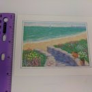Current Inc Reflections by Mike Gillespie Cat by Seaside Blank Greeting Card