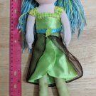 GROOVY GIRLS Dani Plush Doll Blue & Green Yarn Hair