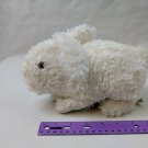 SKM Enterprises White Bunny Rabbit Plush 9" Long Realistic Easter Stuffed Animal
