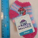 My Little Pony Pinkie Pie Pink Striped Fuzzy Cozy Socks Girls Shoe Size 4-7