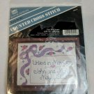 Banar Designs Counted Cross Stitch Kit VTG United in Marriage Fits 6x8" Frame