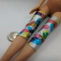 Metallic Rainbow Blobs Legwarmers 80's Style Fits Barbie 12" Fashion Doll