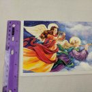 Fantus Paper Products Christmas Holiday Card Unused Angels in Night Sky