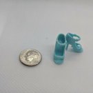 12" Curve Foot Fashion Doll Light Blue High Heel Open Toe Sandal Shoe Pair