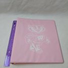Bucky Badger UW-Wisconsin Pink Girly 3-Ring Binder School Supply 1.25" Spine