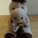 Plush Creations Brown Mother Horse Holding 2 Babies Beani Plush Toy Pony, Mom