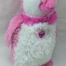 The Petting Zoo Posh Plush Pink Penguin w/ Rhinestone Heart Valentine's Day Toy