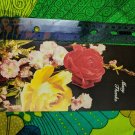 Floral Slims Unused Card Many Thanks Roses *READ*