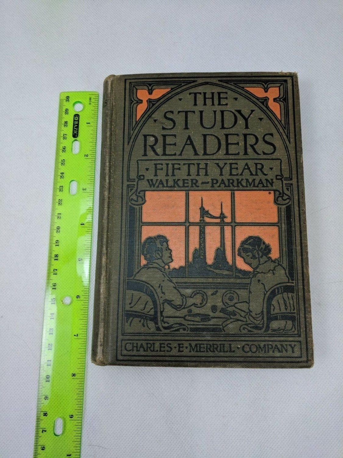 The Study Readers Fifth Year Walker-Parkman Charles Merrill Company VTG HC 1924