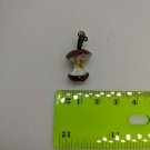 VTG Apple Core Charm Pendant Painted Metal