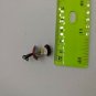 VTG Apple Core Charm Pendant Painted Metal