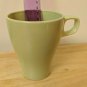 IKEA FÄRGRIK Coffee Mug Tea Cup Stoneware 21533 Green Stackable EUC