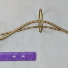 Gold Colored Metal Candle Sconce Wall Hanging - Holders Not Included