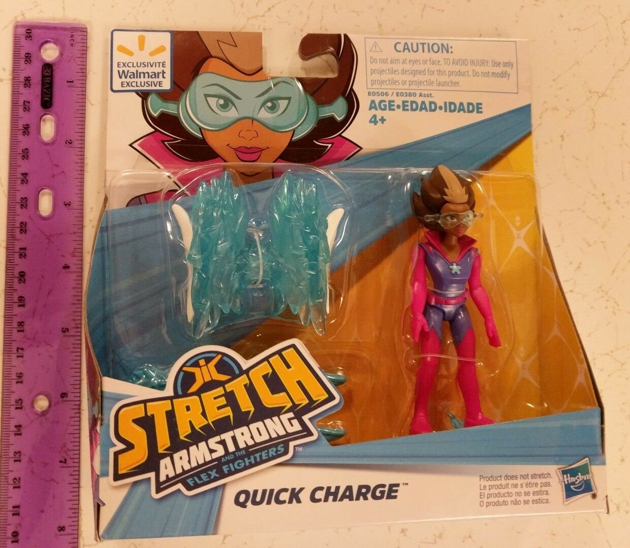 Netflix Stretch Armstrong & the Flex Fighters Quick Charge Female Action Figure
