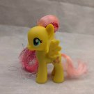 My Little Pony G4 FiM Fluttershy 3" Brushable w/ Pink Tinsel Streak