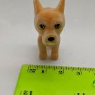 Jakks Puppy in My Pocket Orange Terrier Dog Flocked 1.5" Mini Pet