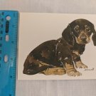VTG Current Blank Note Card Dachshund Puppy Dog by Linda K Powell