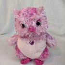 K&M Wild Republic Purple/Pink Owl Bird Rhinestone Plush Stuffed Animal 12" Tall