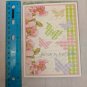 Note Card Blank Inside Andrea Tachiera Art Butterflies & Flowers