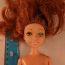12" Fashion Doll Red Hair Green Eyes Nude for Play/OOAK *READ*