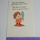 Hallmark Happy Birthday Card VTG You know you're getting older when...