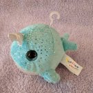 Aurora YooHoo & Friends Narwhal Plush Stuffed Animal 3.5" Tall No Hang Tag