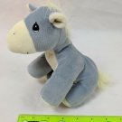 Precious Moments Tender Tails Donkey Gray w/ Yellow Plush Stuffed Animal Enesco