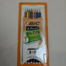 Bic 8-#2 HB Pencil Xtra-Fun Rainbow Colors Break-Resistant Leads