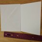 Current Inc Orange & Pink Daisy Flowers on White Blank Note Card Unused