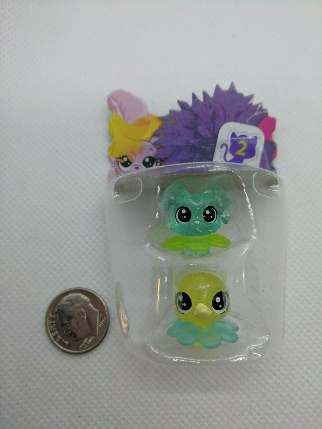 Littlest Pet Shop LPS Best Buds 4-33 Puppy & 4-34 Bird