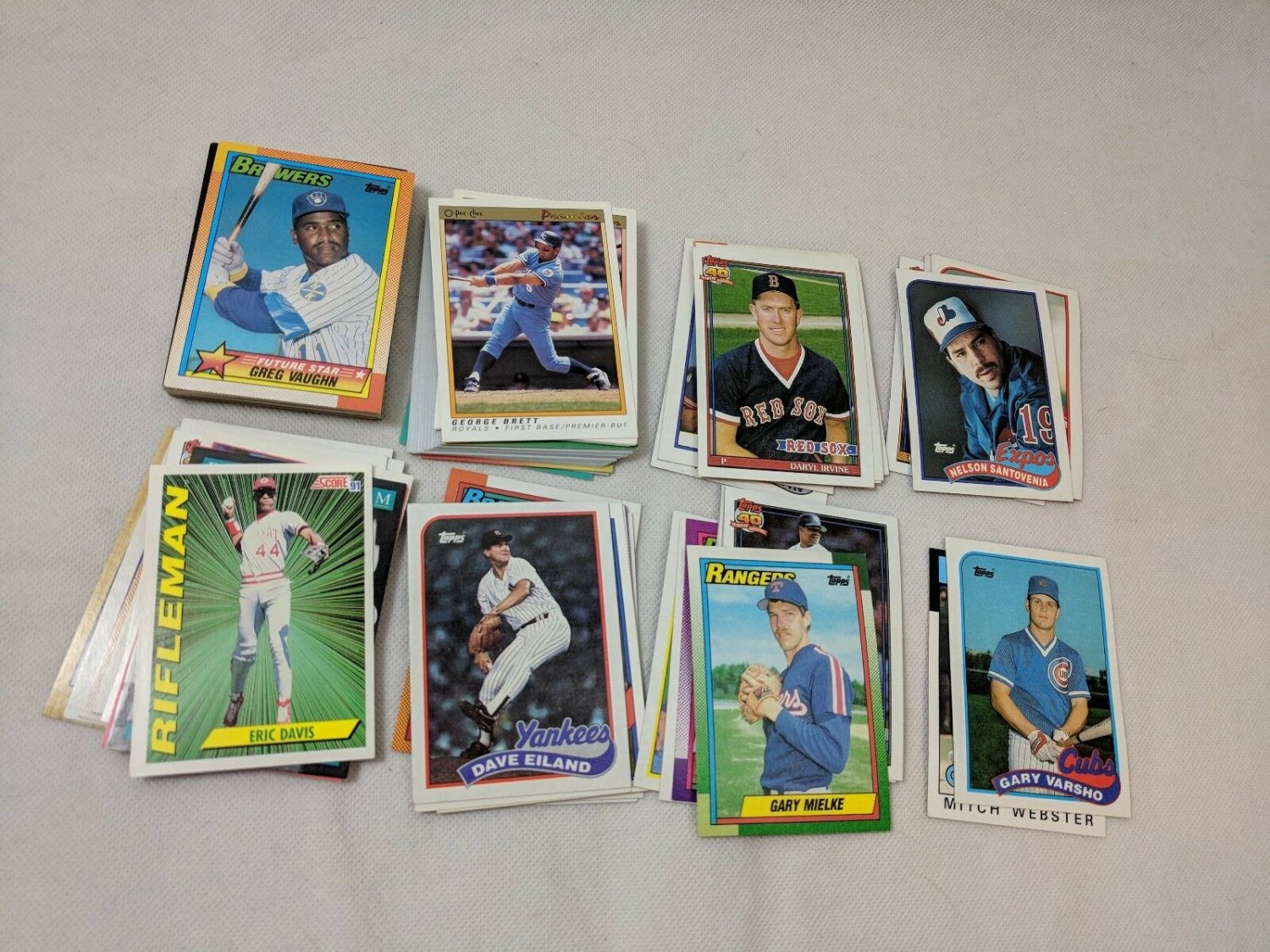 Baseball Cards Mixed Lot - Topps, Donruss, Score, Pacific Trading Cards