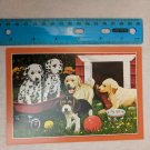 Blank Note Card Puppies, Dalmatians in Wagon, Shoe by William Vanderdasson