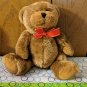 ProFlowers Brown Teddy Bear Plush Toy, Red Bow