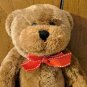 ProFlowers Brown Teddy Bear Plush Toy, Red Bow