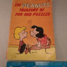 The Peanuts Treasury of Fun & Puzzles Softcover Book Charles M. Schulz Used