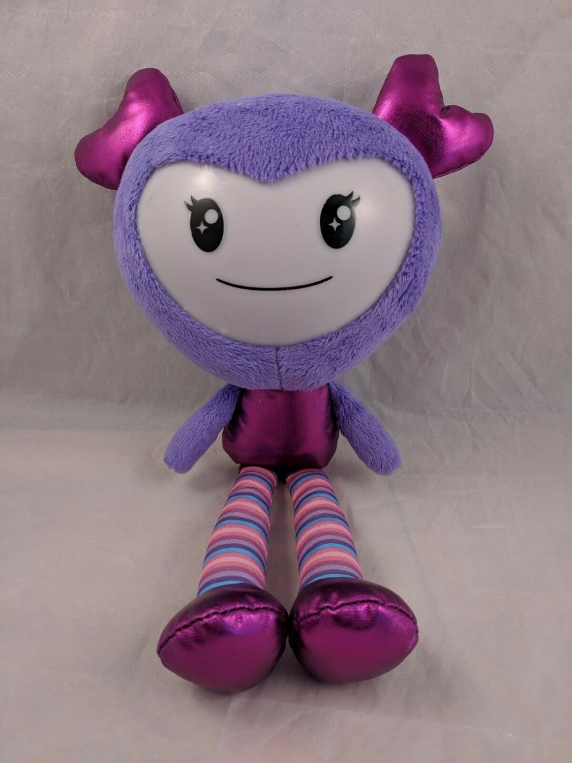 BrightLings 15" Interactive Purple Plush Alien Doll - Talks, Sings, Lights