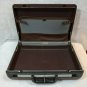 Samsonite Signat Rigid Hard Attache/Briefcase Brown w/ Key 18"x14"x5.5" w/ Key