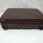 Samsonite Signat Rigid Hard Attache/Briefcase Brown w/ Key 18"x14"x5.5" w/ Key