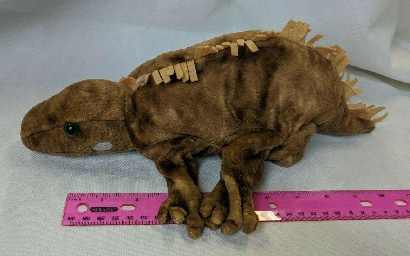 Caltoy Iguana Lizard Plush Hand Puppet Stuffed Animal 12" Long
